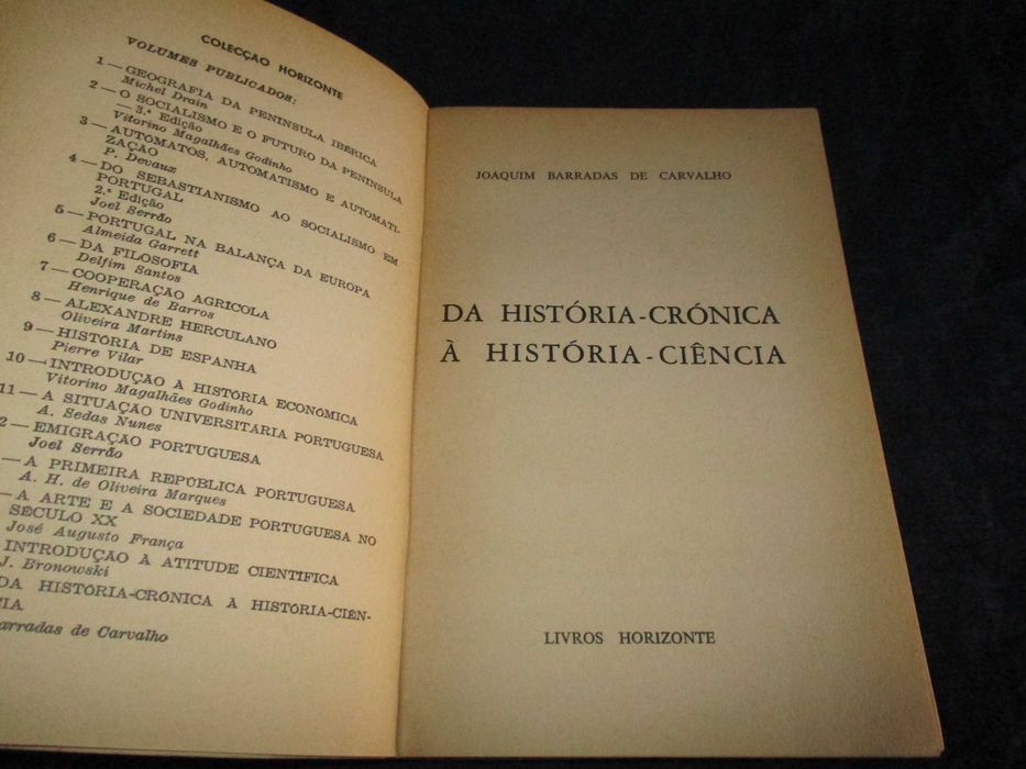 Livro Da História-Crónica à História-Ciência