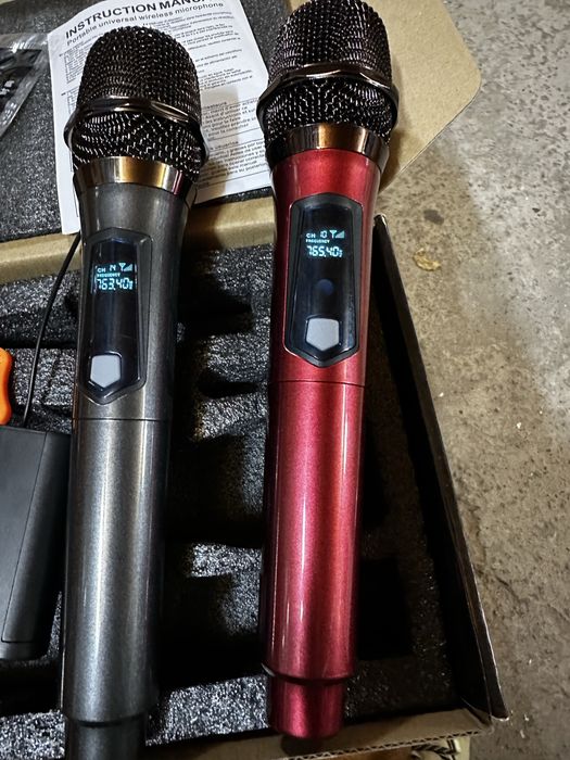 Бездротові професійні мікрофони HUACAM з приймачем