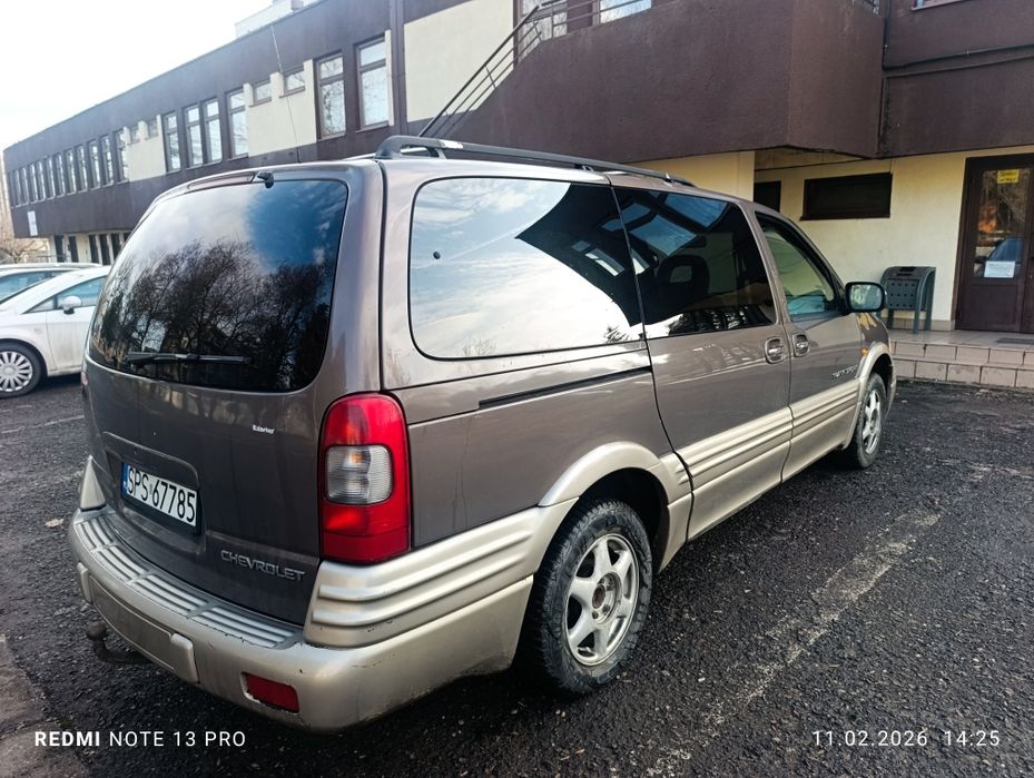 Chevrolet trans Sport 7 osobowy z gazem w Automacie