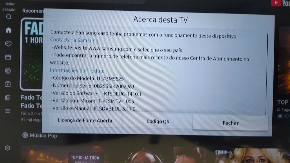 Smart tv Samsung 43"