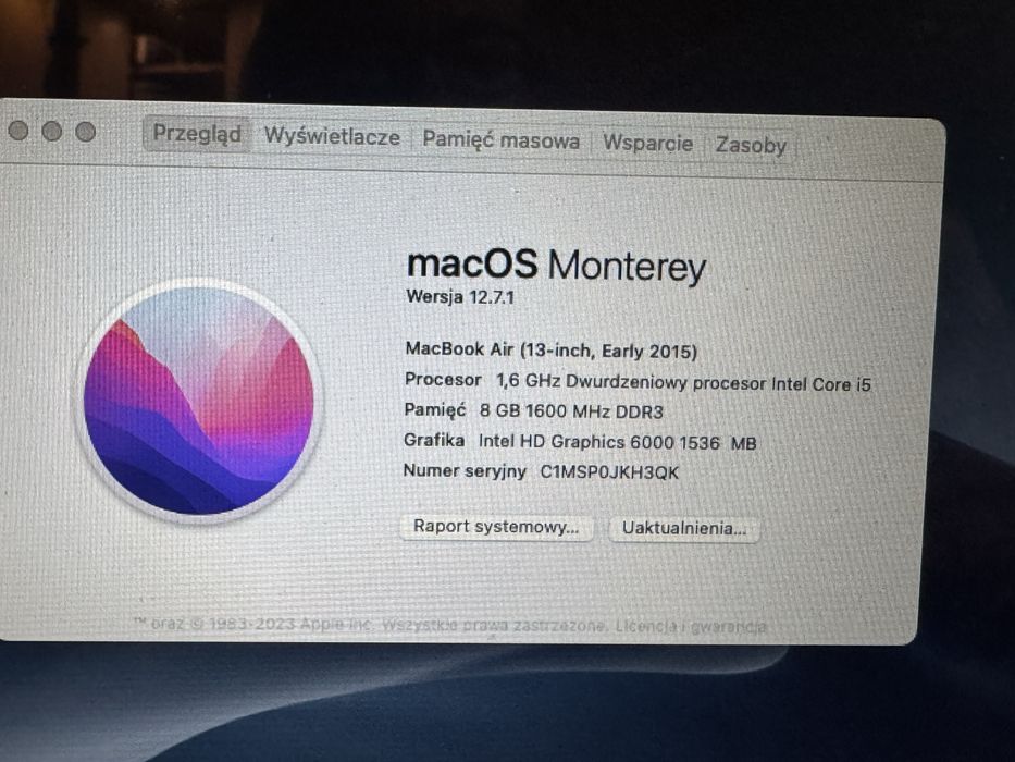 Apple Macbook Air 1466