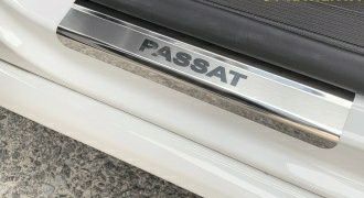 Акция! Накладки на пороги Passat b7/cc USA (пассат б7 Америка)