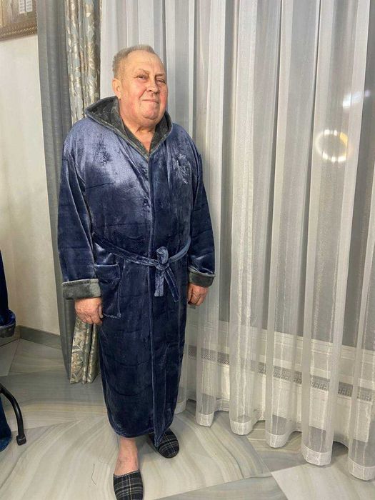 Халат махровый мужской. Большие размера