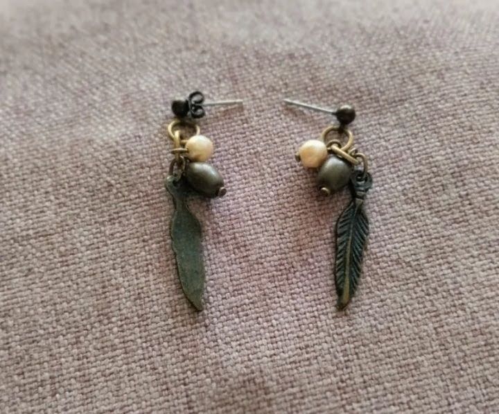 Lote composto por 3 pares de brincos Massimo Dutti