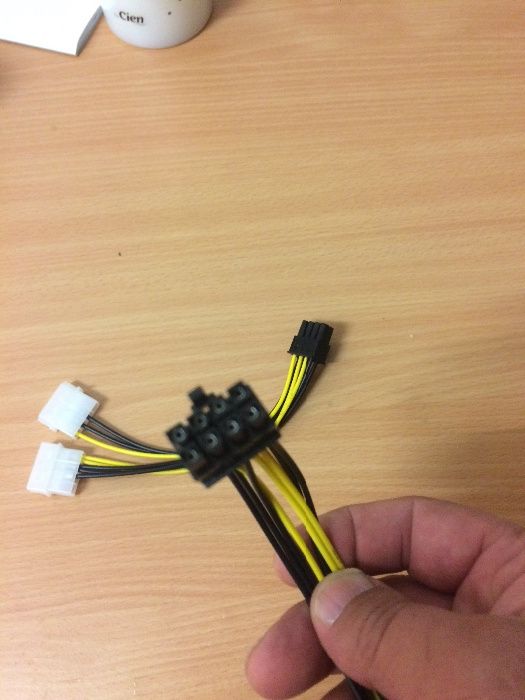 Cabos pci-e para graficas de 6 pinos64551909583490121