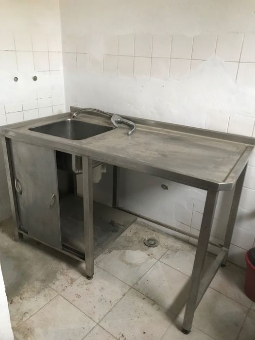 Bancadas inox c / Cuba