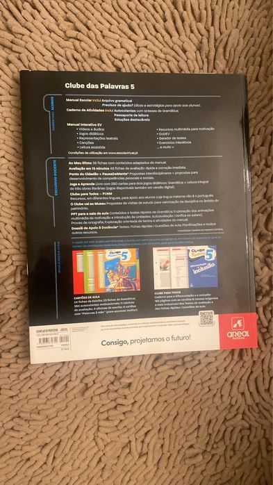 Manual Clube das palavras 5 Areal Editores