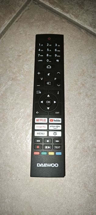 Comando Televisão Daewoo Smart TV