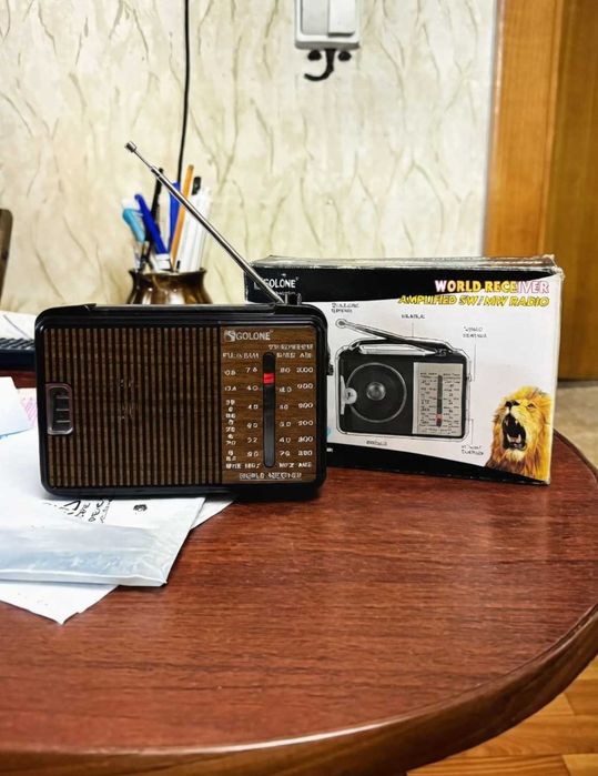 Радіоприймач 5 хвильовий am fm sw портативний
