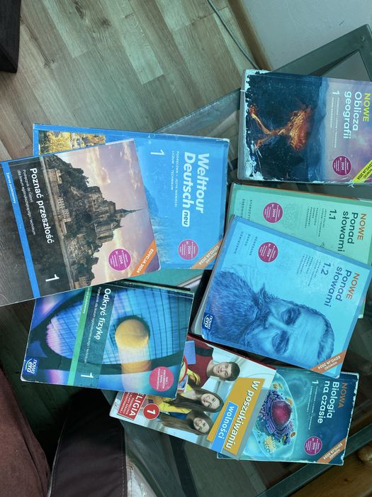Komplet ksiazek do liceum klasa 1