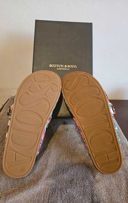 Klapki Scotch & Soda, rozmiar 39, kwiaty