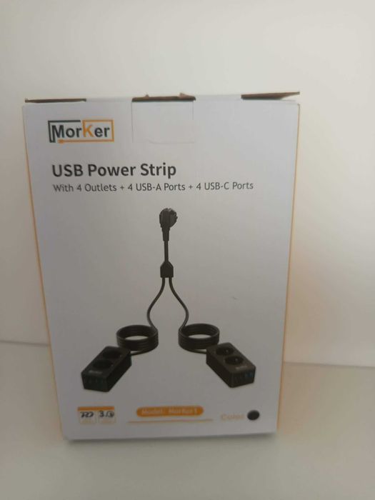 Listwa zasilająca MorKer1 Power Strip (2x USB-A + 2x USB-C)