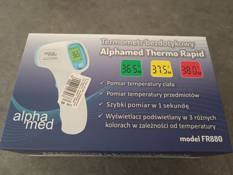 Termometr bezdotykowy Alpha med Thermo Rapid model FR880
