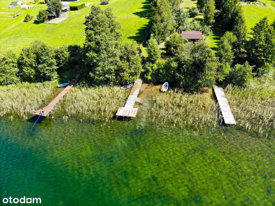 Udział nad jeziorem, pomost | Dodatkowo 852 m²