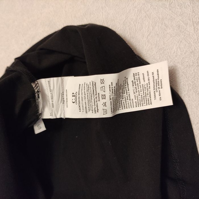 Лонгслив cp company longsleeve big logo