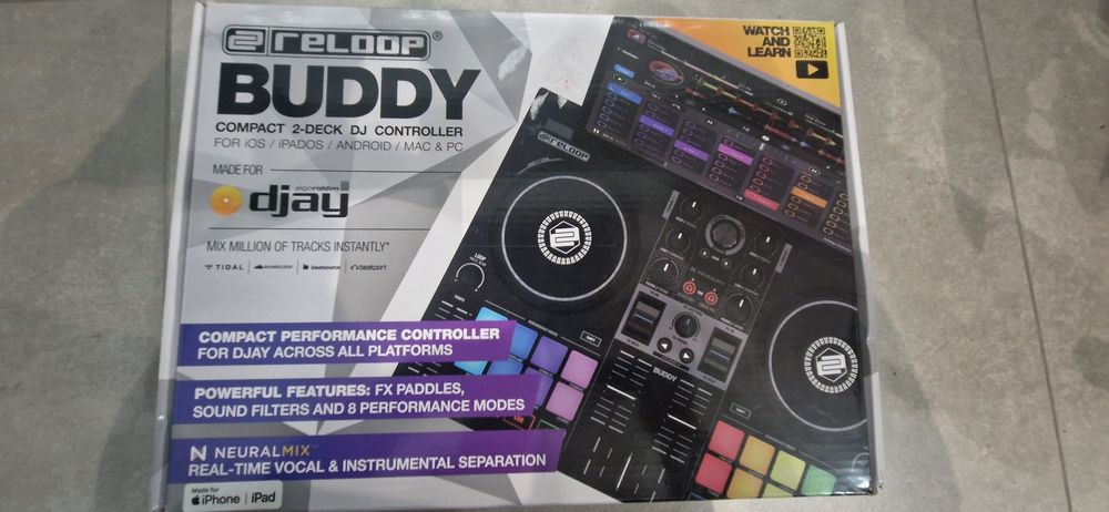 Kontroler DJ Reloop Buddy komplet polecam