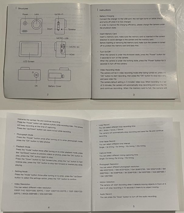 Câmara à prova d’água (Apeman A70)