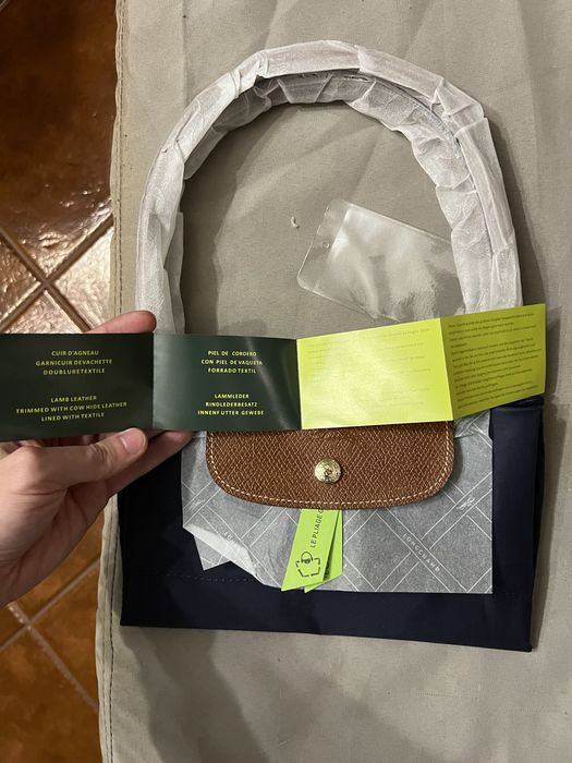 Mala longchamp azul marinho