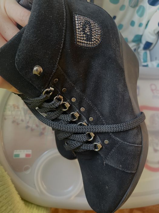 Ботіночки замшеві натуральні на меху