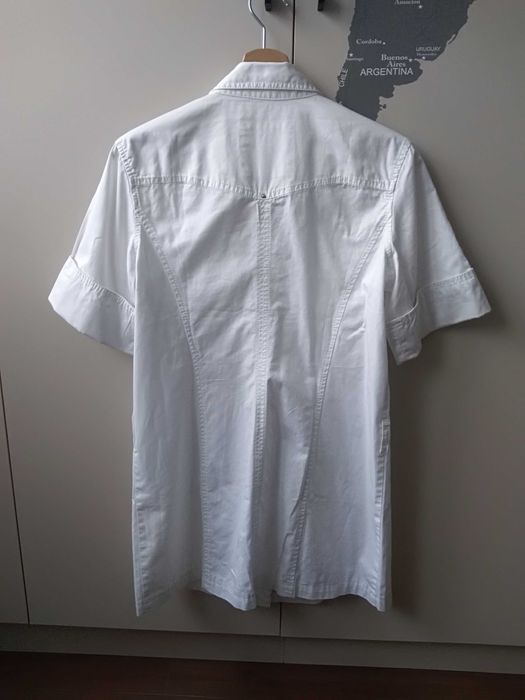 Biała sukienka/tunika damska Cecil, jeans/denim, rozmiar M