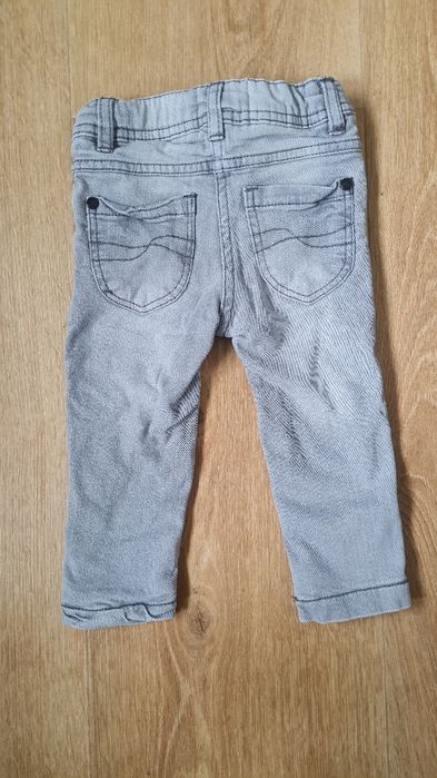 Spodnie jeansy szare