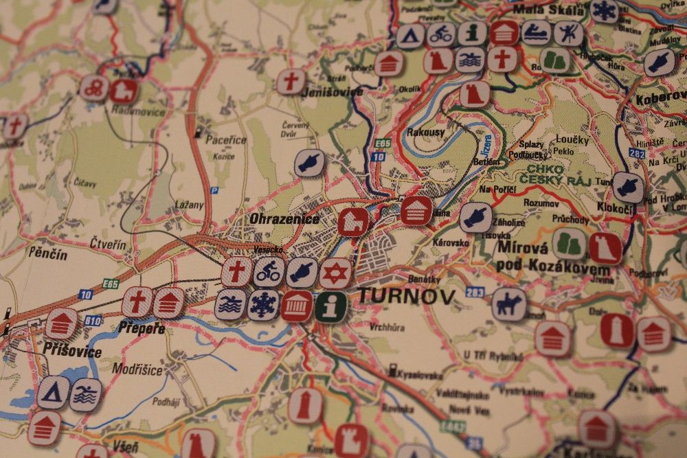 Czeski raj-mapa-trasy rowerowe- 115