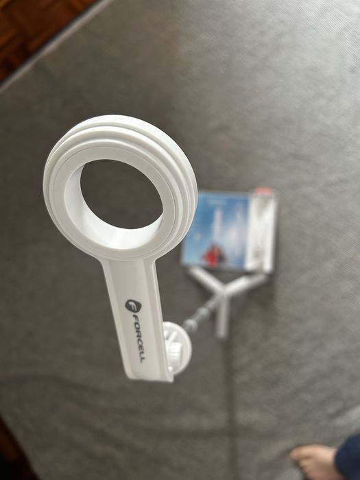 Stick de selfie FORCELL F-GRIP MagSelfie S100M com comando remoto sem fios branco