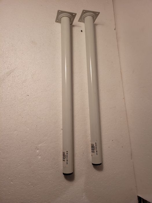 Nogi meblowe od stołu 30 mm x 50 cm