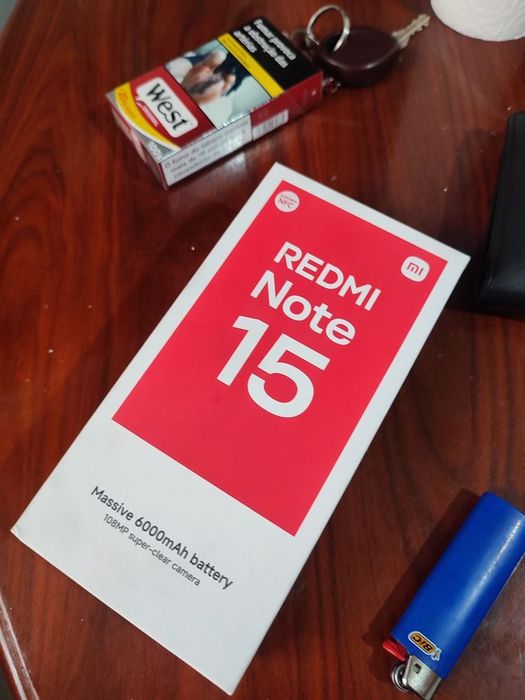 Redmi note 15  totalmente novo com fatura e garantia