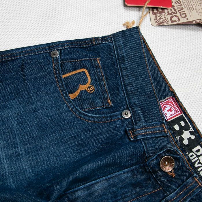 NOWE y2k B3 Denim Division spodnie jeansowe vintage baggy skate 30/30