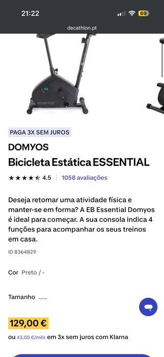 Bicicleta estática