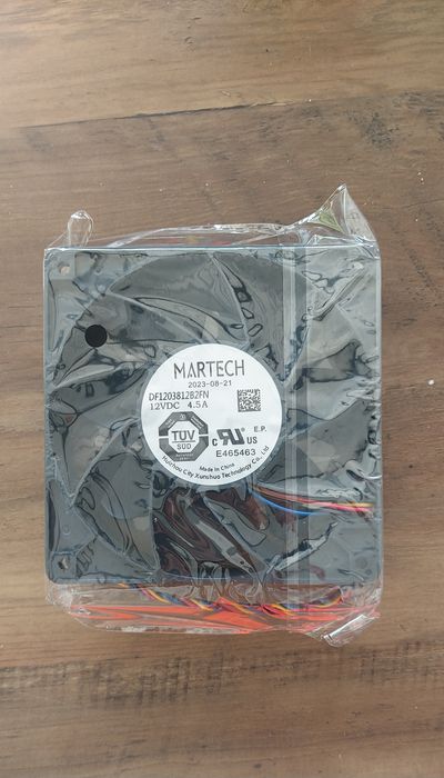 Кулер martech 12v 4.5 a 6000 об. для asic