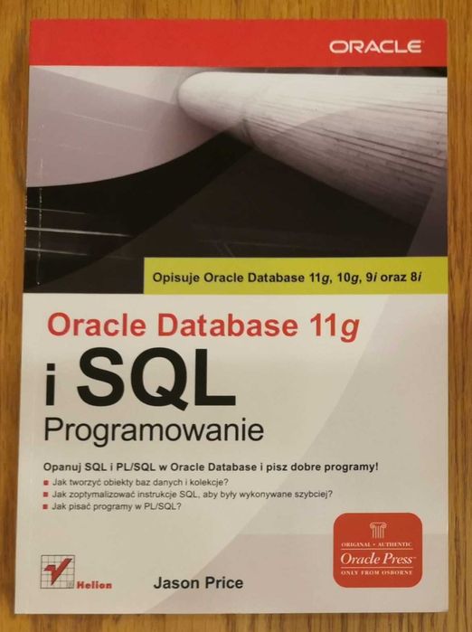 Oracle Database 11g i SQL, Programowanie - Jason Price