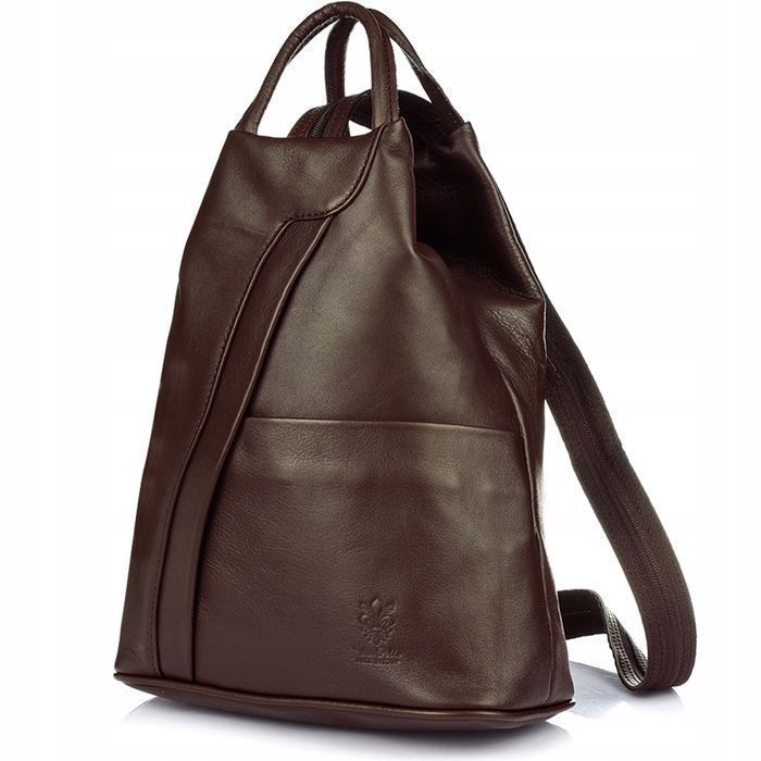 Plecak skórzany damski kultowy włoski na ramię torebka skóra Beltimore