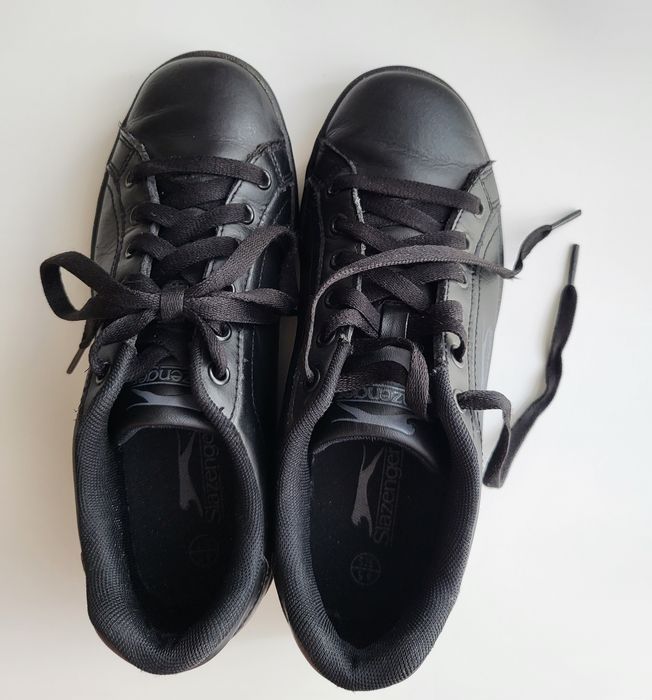 Sapatilhas Slazenger couro pretas 37.5