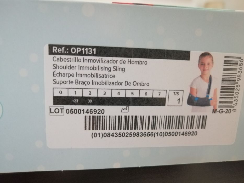 Apoio de braço pediátrico - ORLIMAN
