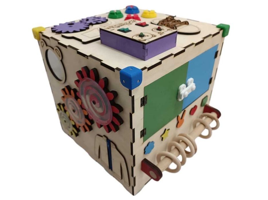 Kostka manipulacyjna sensoryczna Montessori Tablica Personalizowana