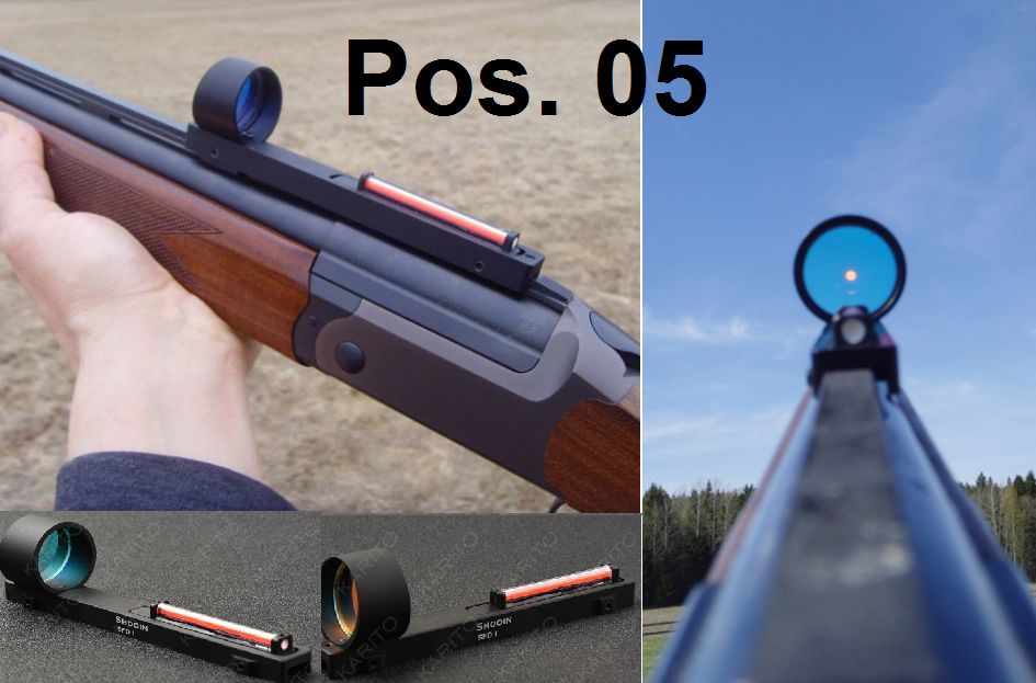 Miras tacticas ponto vermelho red dot lente ao tubolares.