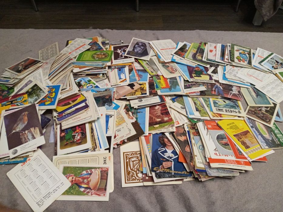 Календарики СССР 1972 - 1991 г.в