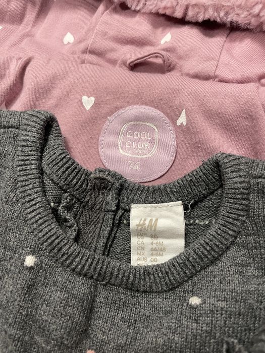 Zestaw sukienka i kamizelka 74 H&M Cool Club by Smyk