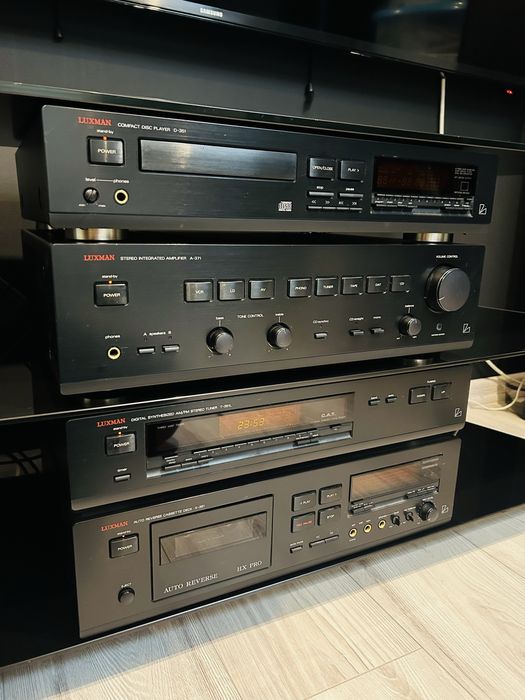 Luxman zestaw hi-fi D-351 / A-371 / T-351L / K-351 | IDEALNY STAN