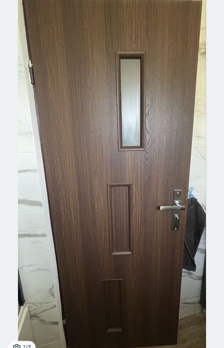 Drzwi wewnętrzne z klamką