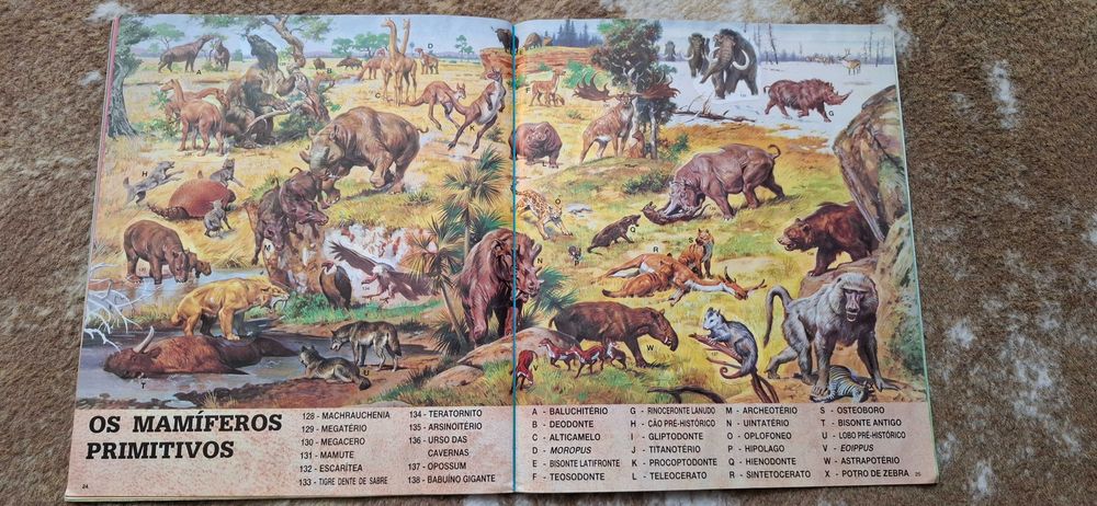 caderneta cromos Dinosaurs anos 90