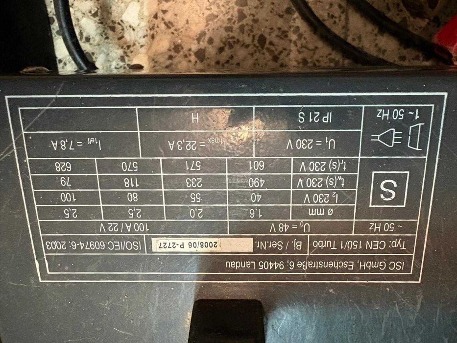 Máquina de soldar Einhell CEN 150/1 Turbo + máscara e acessórios