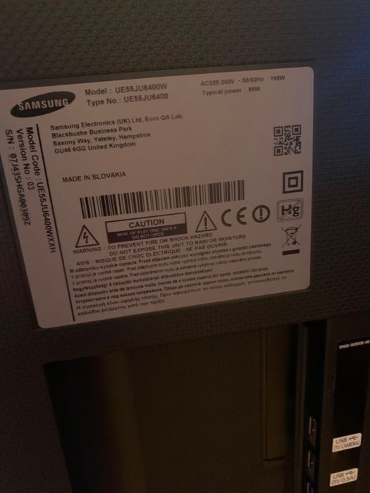 Telewizor Samsung ue55ju6400w