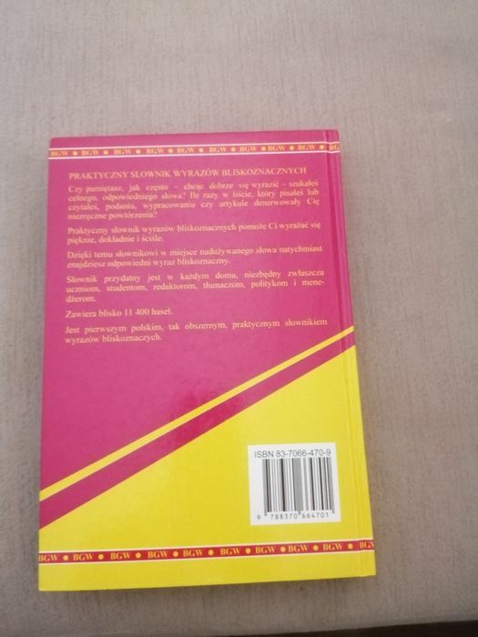 Słownik wyrazów bliskoznacznych