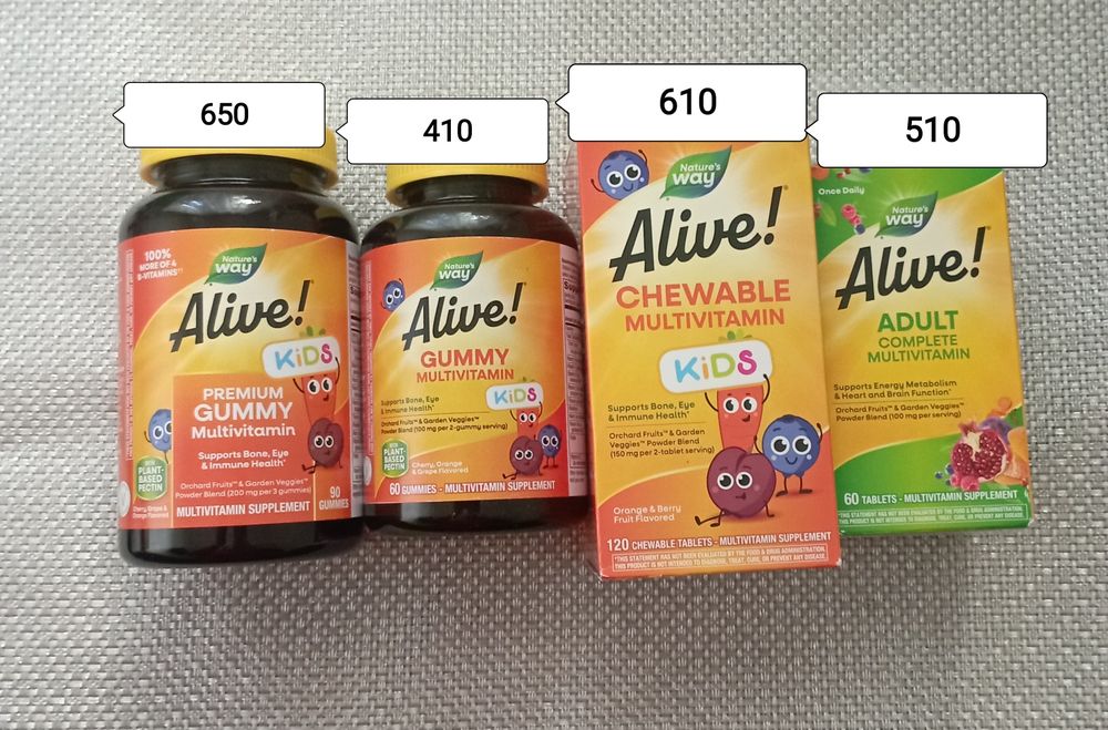 Мультивітаміни для дітей, магній, цинк, залізо, вітамін С, Д3, омега