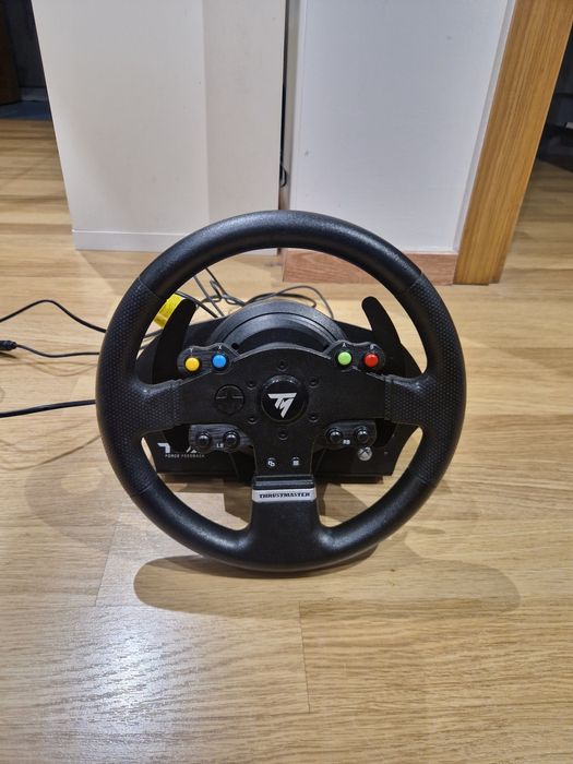Volante e Pedais Thrustmaster tmx force feedback