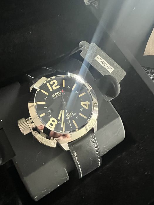 Zegarek U-boat 8050 GMT tungsten wolfram tungsteno tag omega panerai
