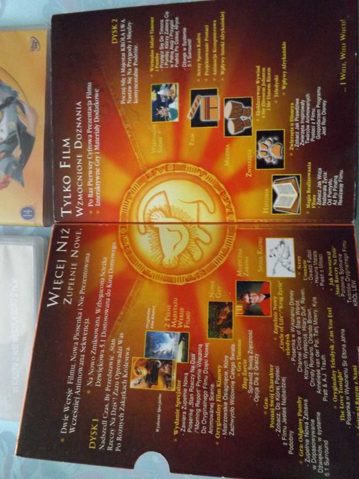 102 Dalmatyńczyki, Król Lew dvd bajka Imperial